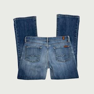7 For All Mankind Low Rise Bootcut Jeans